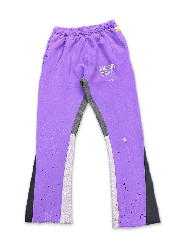 Gallery Dept. Logo Flare Sweatpants (Purple)