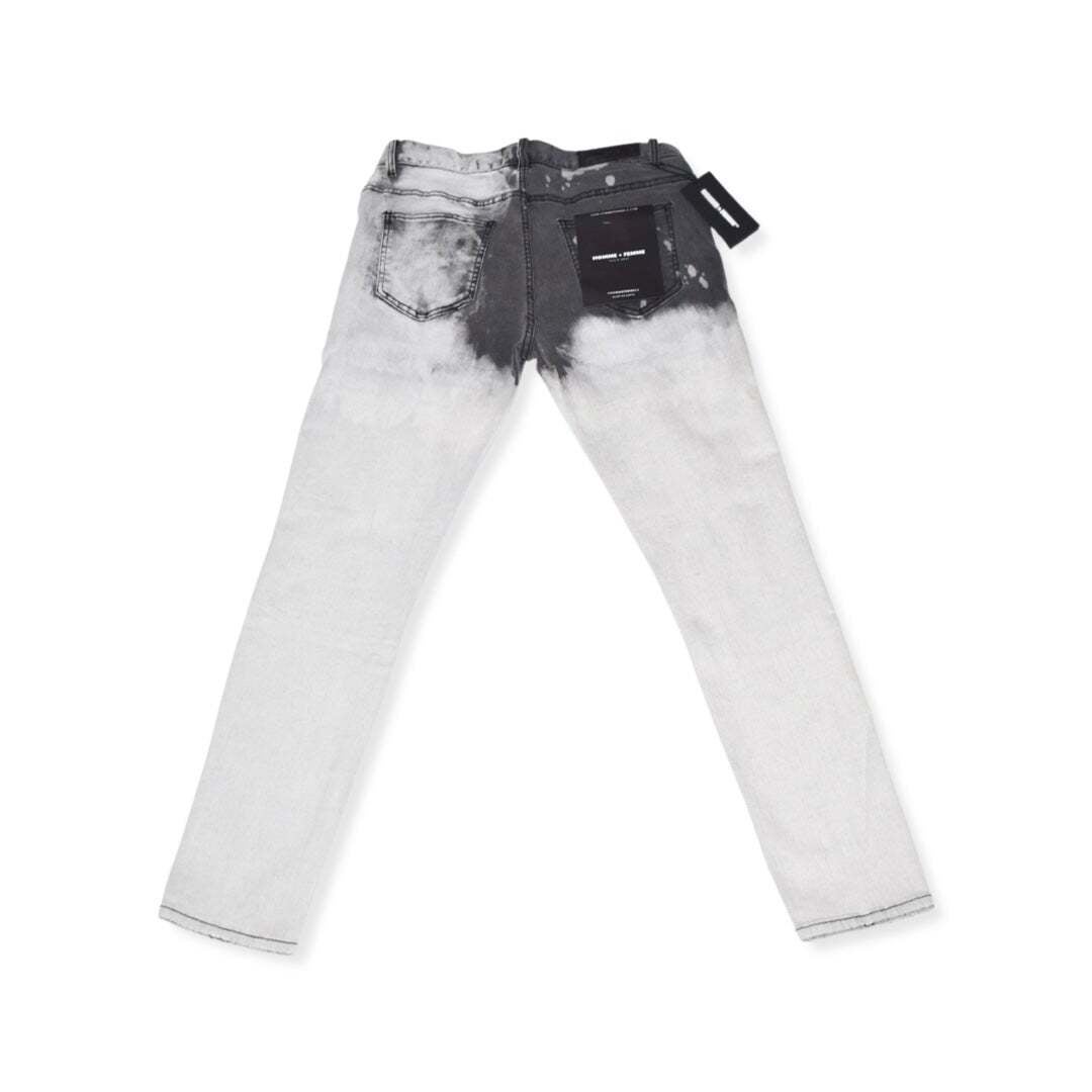Homme & Femme White Stone Wash" Jeans | 5